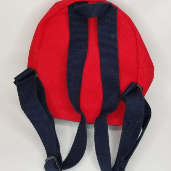 Y2k Canvas TOMMY HILFIGER Small Red Backpack - Picture 7 of 8